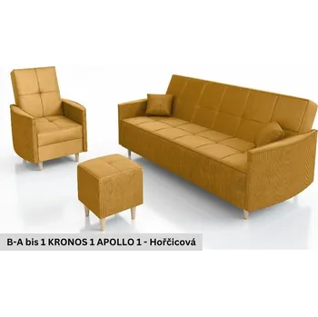 Obývací stěna Obývací set STRAKOŠ B-A bis 1 s rozkládací pohovkou