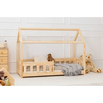 Dětská postel Dětská postel domeček se zábranou Mila Classic