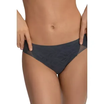Kalhotky Dámské kalhotky Marc & André Lacy Skin W24 -1293 antracit velikost 42