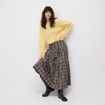 Dámská sukně Reserved - Maxi sukně s volány - vícebarevná - 290HM-MLC - 290HM-MLC-L