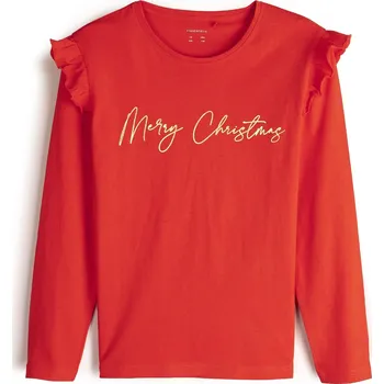 Dívčí oblečení GATE Bavlněné tričko s potiskem 9Y 824-0672/54