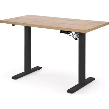 Psací stůl Psací stůl s nastavitelnou výškou B54 - dub/černá - SLEVA 3% s kodem radost25