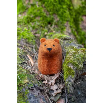 Výtvarná sada Sada pro plstění - Medvídek