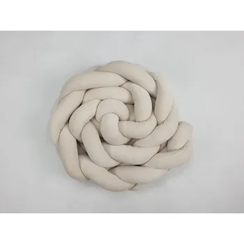 Dětské zboží Copánkový mantinel 240 cm - béžový