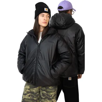 Zimní Bunda Mercur Leather Puffer Black - XL