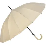 Béžový deštník s puntíky – 60 cm