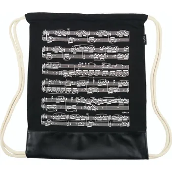 agifty Vak na záda - noty (černý)