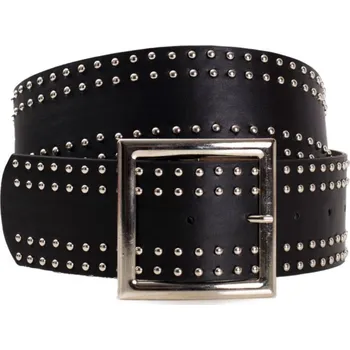 Opasek Černý dámský pásek s aplikací TW-PS-