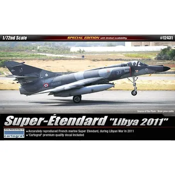Plastikový model Super Etendard "Libya 2011"