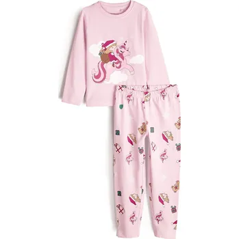 Dívčí spodní prádlo GATE Bavlněné pyžamo s potiskem 4Y 824-0696/615