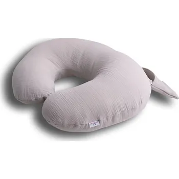 Mušelínový kojící polštář Heavens - grey