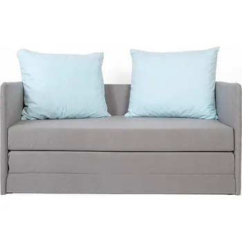 Pohovka Rozkládací pohovka Jack - tmavě šedá / světle modrá