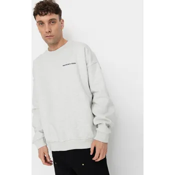 Pánská mikina Brixton Embroidered Heavy Weight Crew (heather grey ash) XL, šedá