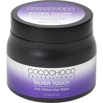 Vlasová regenerace Anti-yellow silver touch maska COCOCHOCO 500 ml