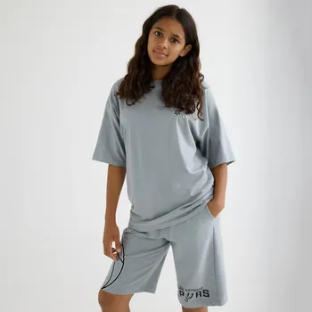 Chlapecké kalhoty Reserved - San Antonio Spurs NBA komplet - světle šedá - 157FI-09X - 157FI-09X-164