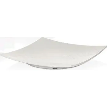 Talíř KULSAN SAKU MELAMÍNOVÝ ČTYŘCOVÝ TALÍŘ 31 CM BÍLÝ