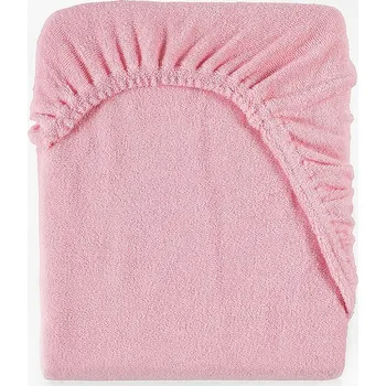 Prostěradlo Froté prostěradlo 140x70 cm - růžové