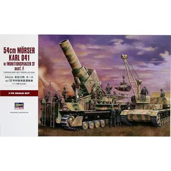 Plastikový model 54 cm Karl with Munitionspanzer