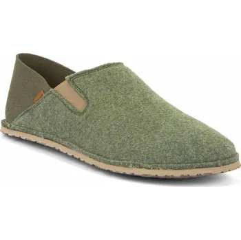 Dívčí bačkory Froddo Barefoot vlněné přezůvky pro dospělé Slip-On G1700409-6 Olivové Velikost: 40