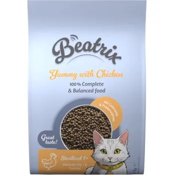 Krmivo pro kočku Krmivo Beatrix Cat Sterilized s kuřecím 1,4kg
