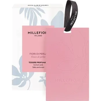 Svíčka Millefiori Milano Vonná karta Laundry - Fiori Di Perla, 3 ks MF-43699