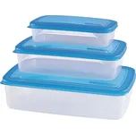 Plastová dóza na potraviny HEIDRUN 3ks MIX barev HDR1801