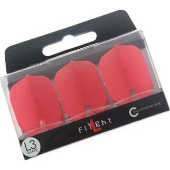 Šipka Letky na šipky L-Style Champagne L3 Shape červené