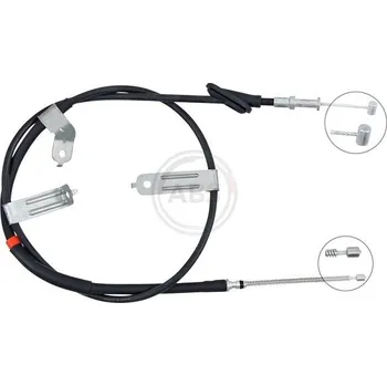 Lanko parkovací brzdy Tažné lanko, parkovací brzda A.B.S. K10253