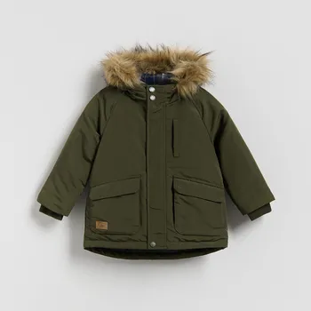 Reserved - Bunda s kapucí - pudrově zelená - 827GM-97X - 827GM-97X-86