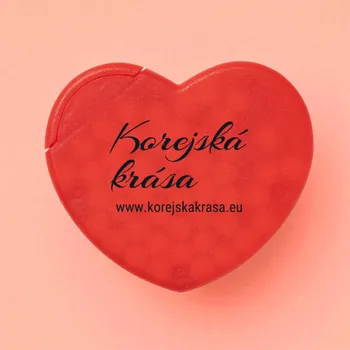 Bonbon KOREJSKÁ KRÁSA - Dávkovač bonbónů Loves Heart s mentolkami - 100g