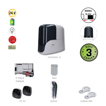 Pohon brány Key Automation S.r.l. SUNKIT80 pre posuvnú bránu do 700kg
