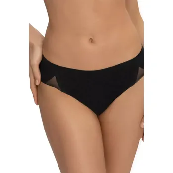 Kalhotky Dámské kalhotky Marc & André Lacy Skin W24 -1493 černé velikost 38