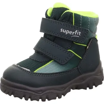 Chlapecká zimní obuv Dětské zimní boty Superfit HUSKY+ Green/Yellow GTX 1-006062-7000 - 24