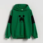 Reserved - Mikina Minecraft - zelená - 918FJ-77X - 918FJ-77X-170