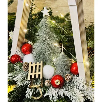 Vánoce Vánoční dekorace č.3 dřevo