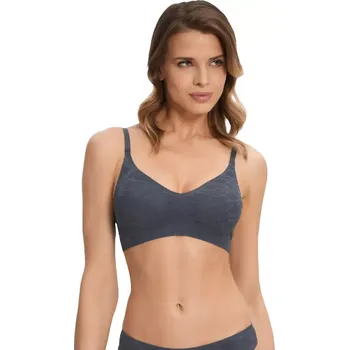 Podprsenka Dámská braletka bez kostice Lacy Skin Marc&André W24-1254 antracit velikost 36