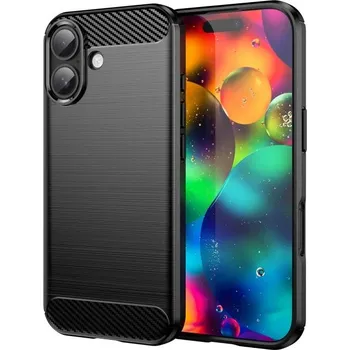Pouzdro na mobilní telefon Pouzdro BACK WG Carbon pro Apple iPhone 17 Black