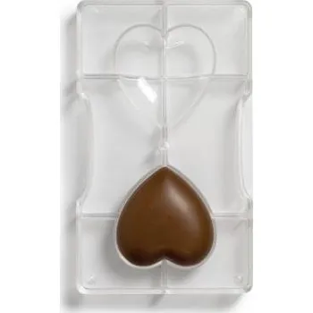 Nádoba na pečení Forma na čokoládu srdce 6,7x6,6cm - Decora