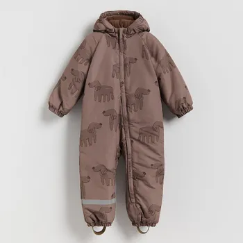 Chlapecká bunda Reserved - Nepromokavá kombinéza - kávová - 826GM-84X - 826GM-84X-98