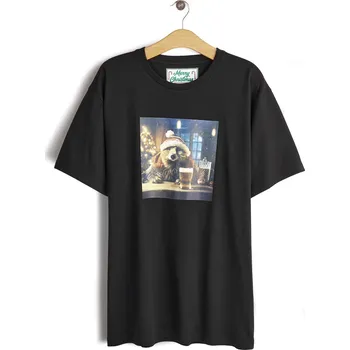 GATE Bavlněné tričko s vánočním potiskem XXL 524-0021/89