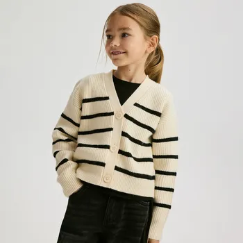 Dívčí svetr Reserved - Pletený kardigan z viskózy - vícebarevná - 797FH-MLC - 797FH-MLC-116