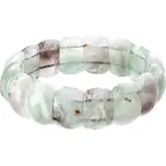 Náramek s minerálními kameny achát zelený 43058.3