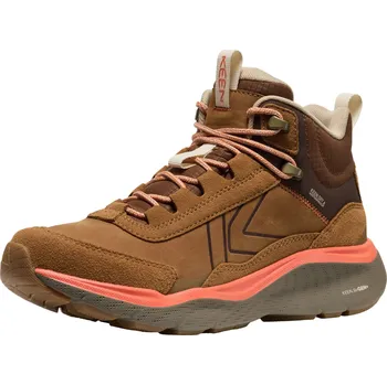 Dámská treková obuv Dámské trekingové boty KEEN Leiki Leather Mid Wp W Velikost bot (EU): 37,5 / Barva: hnědá