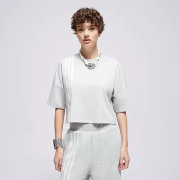 Adidas Tričko 3 Stripes Tee Šedá 36
