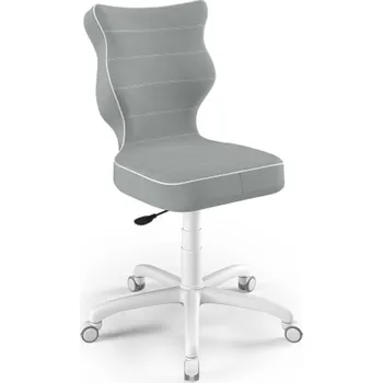 ENTELO Ergonomická židle k psacímu stolu upravená na výšku 159-188 cm šedá