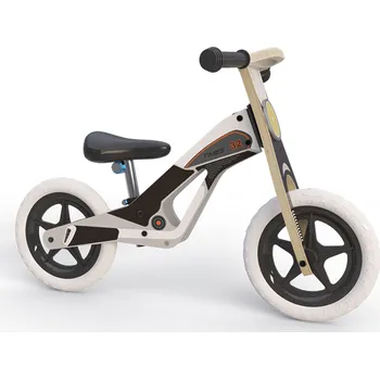 Odrážedlo Dřevěné odrážedlo Drake - černobílé