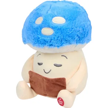 plyšák Mini Matters Plyšová noční lampička houbička modrá