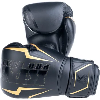 Boxerské rukavice King Pro Boxing boxerské rukavice THOR - černá/zlatá 16