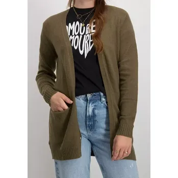 Dámský svetr Dámský cardigan s kapsami VILA (Dámský dlouhý otevřený svetr značky VILA)