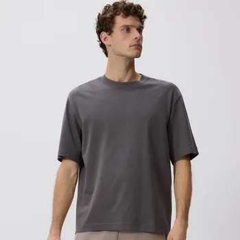 Reserved - Bavlněné boxy tričko - tmavě šedá - 456EX-90X - 456EX-90X-XXL